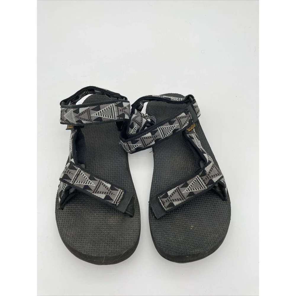 TEVA Original BLACK/GREY OUTDOOR Men’s SANDALS SIZE US 7